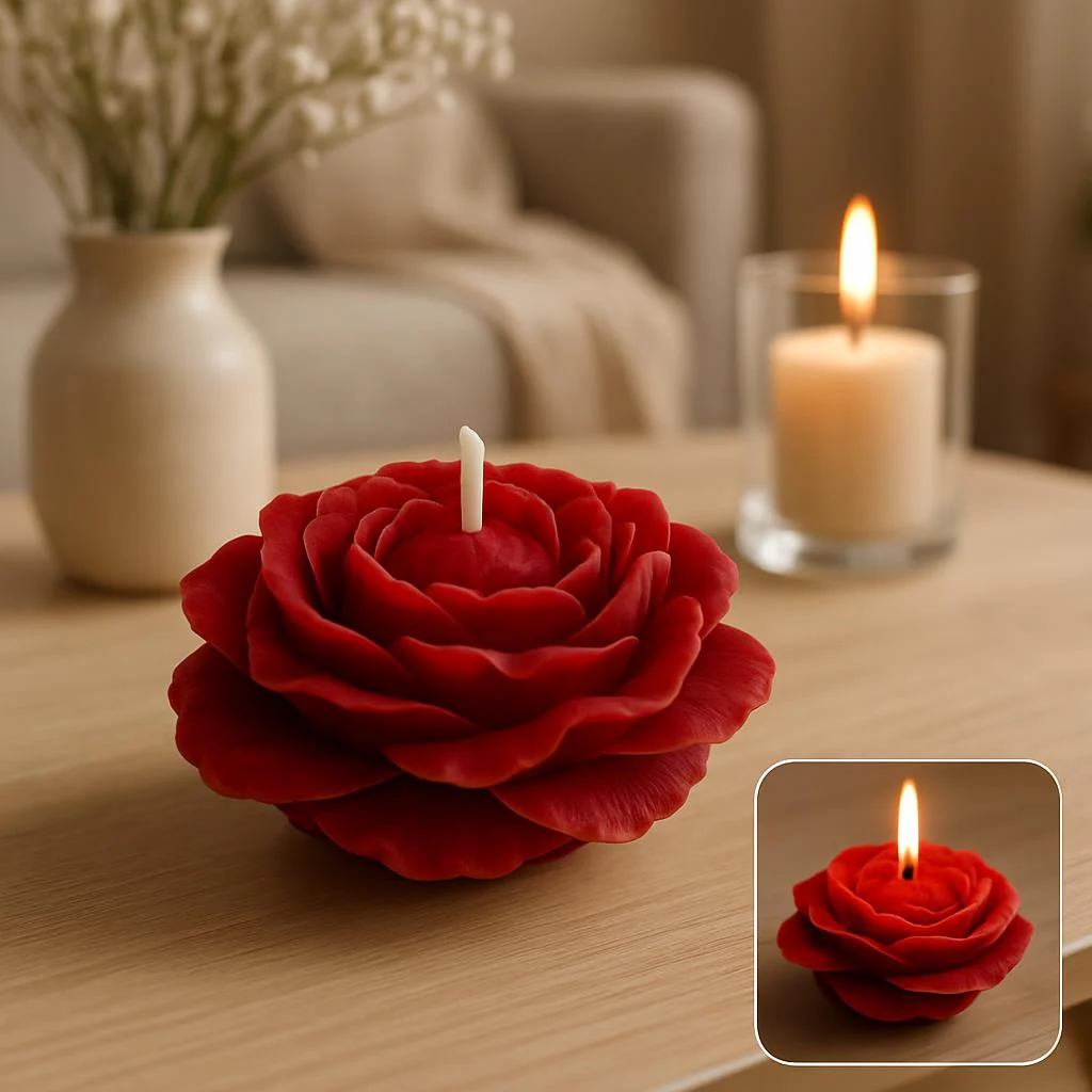 Eco-Friendly Designer Candle – Artisan Soy Wax, Unique Shapes for Home Décor & Events - Image 4