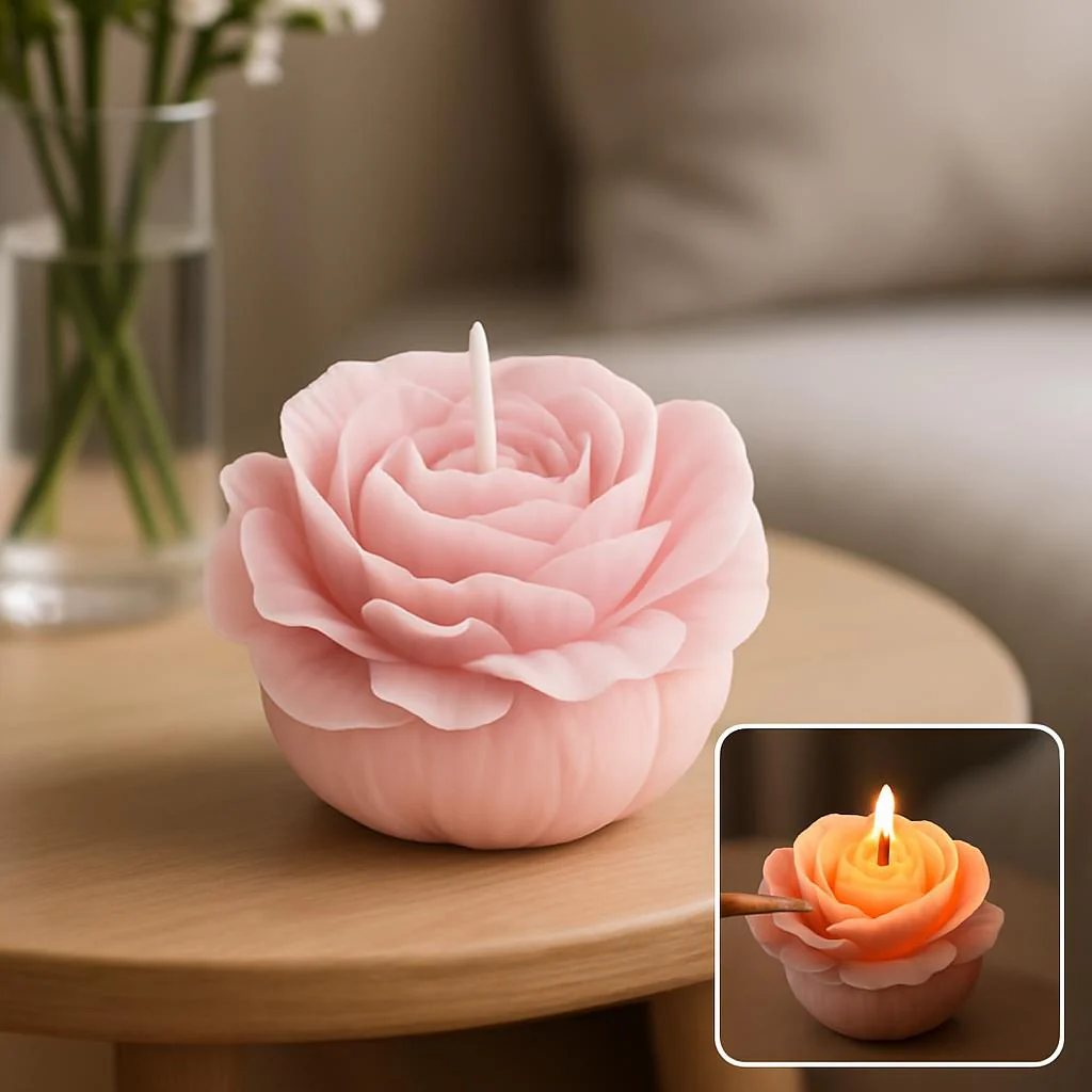 Eco-Friendly Designer Candle – Artisan Soy Wax, Unique Shapes for Home Décor & Events - Image 5