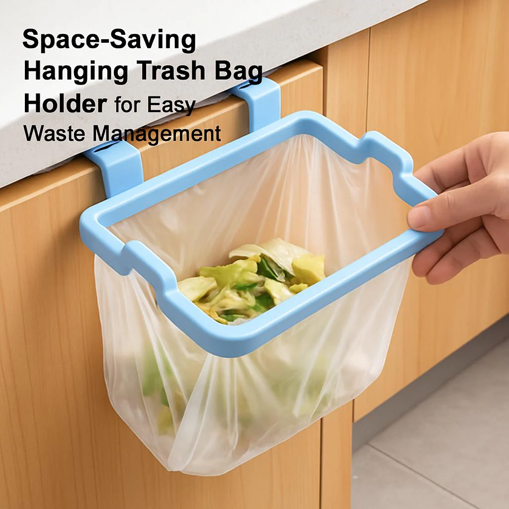 Space-Saving Hanging Trash Bag Holder for Easy Waste Management - Image 6