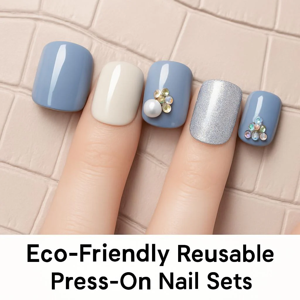 Eco-Friendly Reusable Press-On Nail Sets - Sustainable Beauty - Image 4