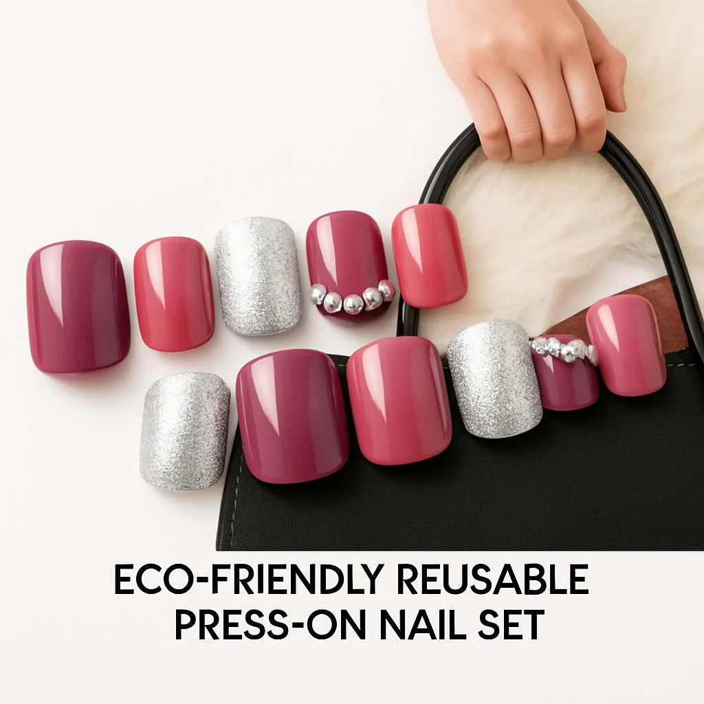 Eco-Friendly Reusable Press-On Nail Sets - Sustainable Beauty - Image 5