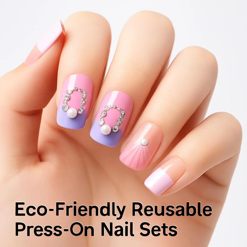 Eco-Friendly Reusable Press-On Nail Sets - Sustainable Beauty - Image 7