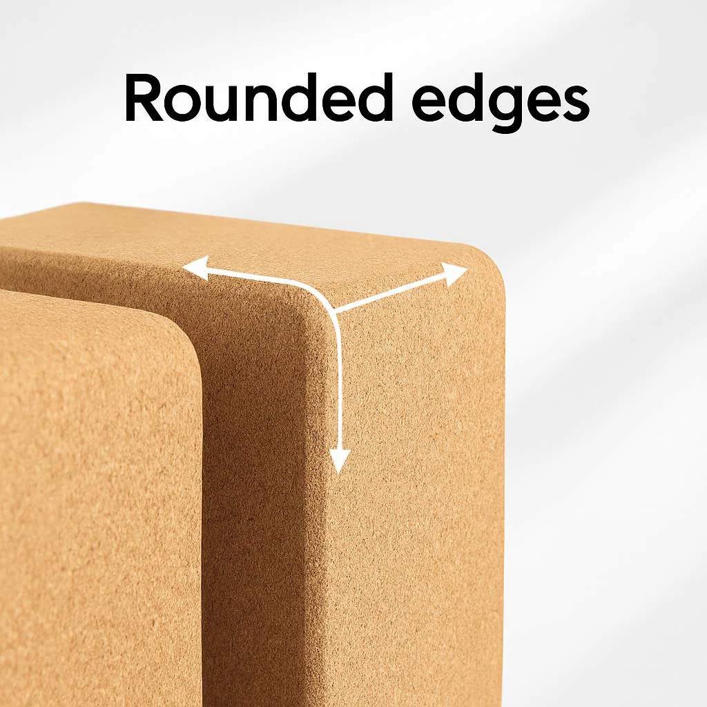 Eco-Friendly Cork Yoga Block for Sustainable Fitness - Image 5
