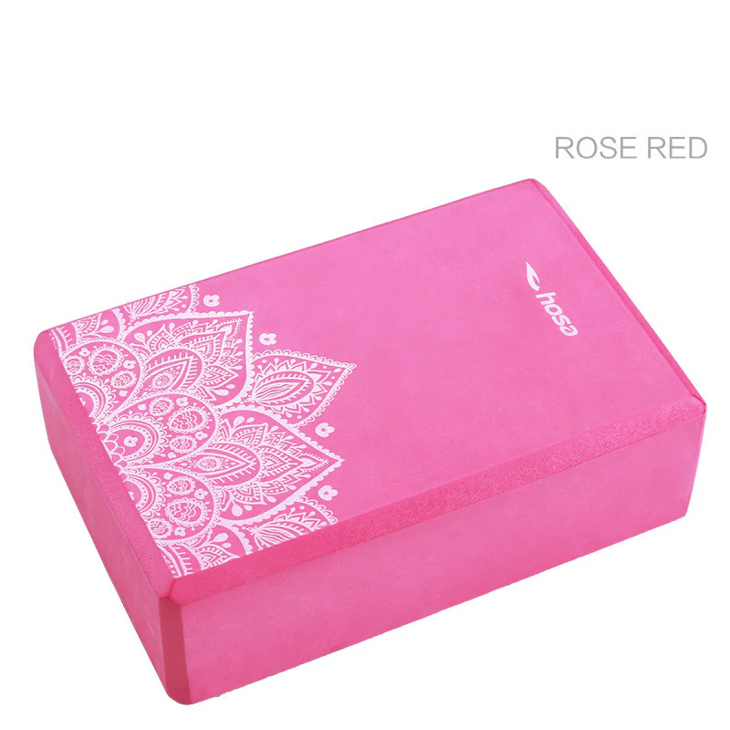 Eco-Friendly Green Yoga Block with Decorative Pattern - Image 13