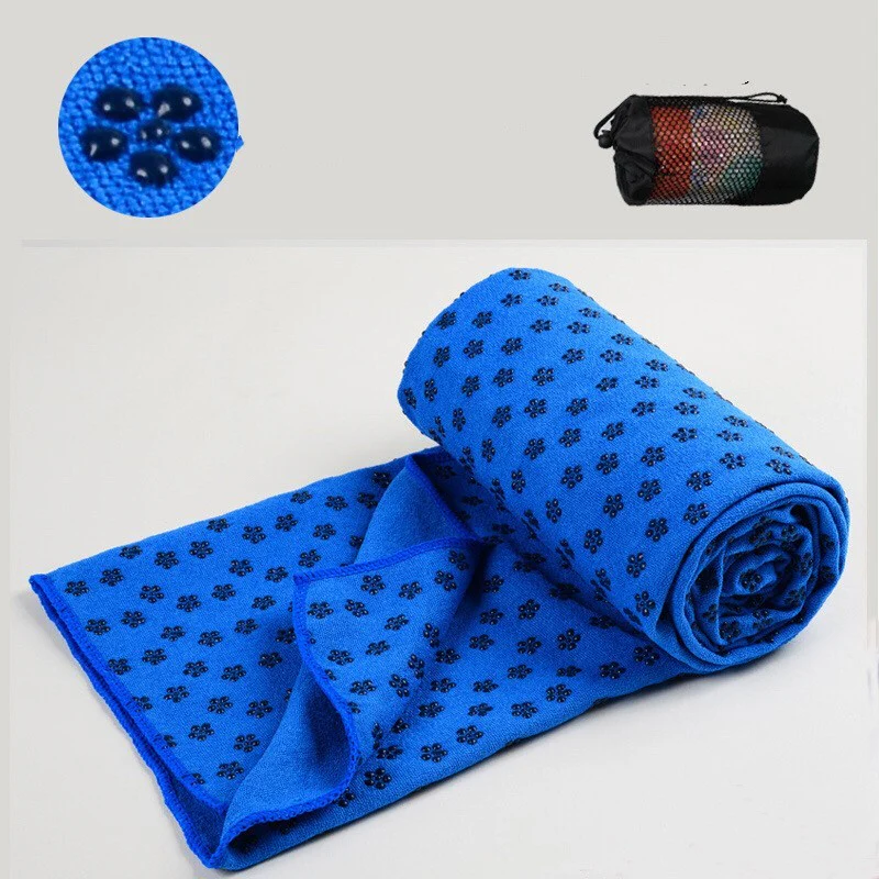 Eco-Friendly Microfiber Yoga Towel with Floral Design - Image 10