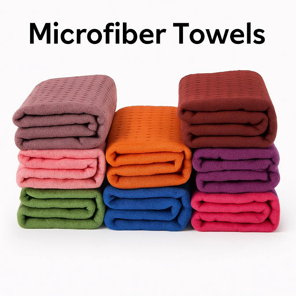 Eco-Friendly Microfiber Yoga Towel with Floral Design - Image 3