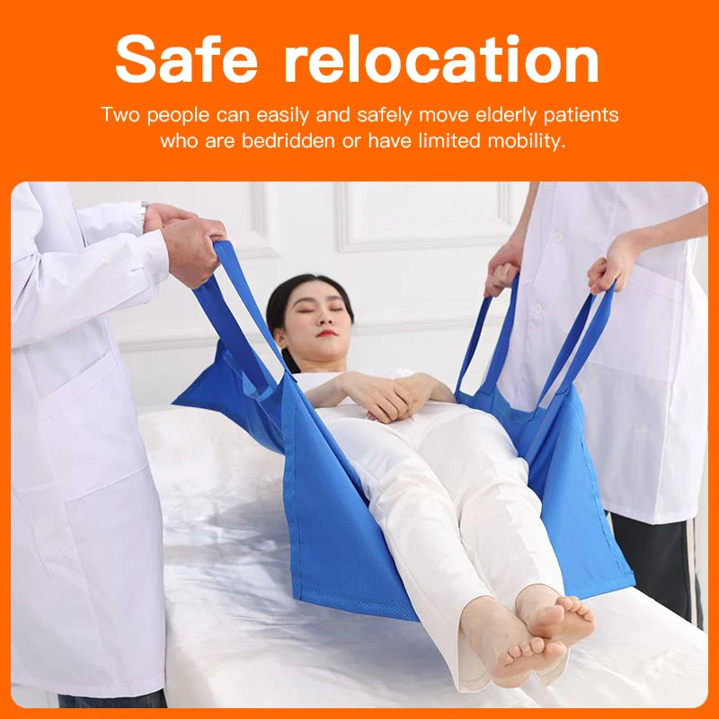 Elderly Disabled Transfer Belt Bed Nursing Shift Pad Turn Over Auxiliary Belt Bedridden Patient Transport Carrying Mobile Belt - Image 5