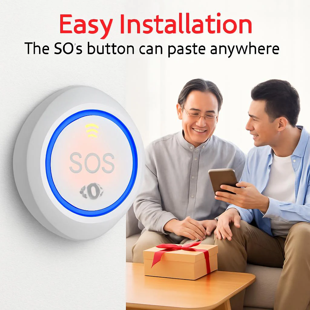 Intelligent Wi-Fi Elderly SOS Emergency Call Button with Voice Alert - Image 4