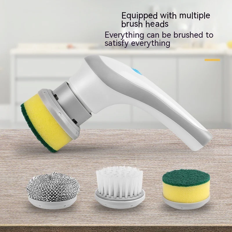 Rechargeable Multi-Use Electric Cleaning Brush Set with USB Charging - Image 20