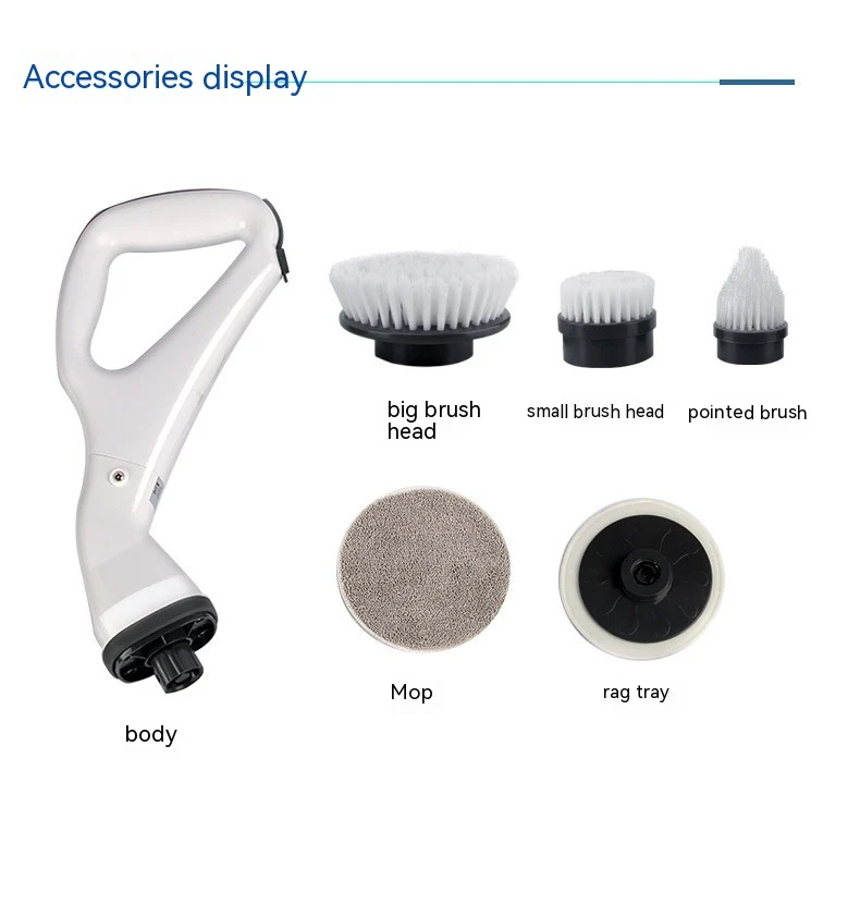 Eco-Friendly Electric Cleaning Brush - Ergonomic & Water-Saving - Image 14