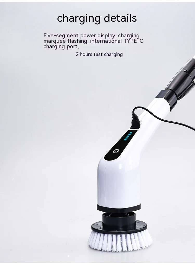 Eco-Friendly Electric Cleaning Brush - Ergonomic & Water-Saving - Image 18