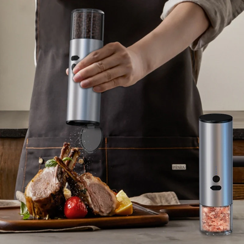 Rechargeable Electric Spice & Grain Grinder with LED Light - Image 14
