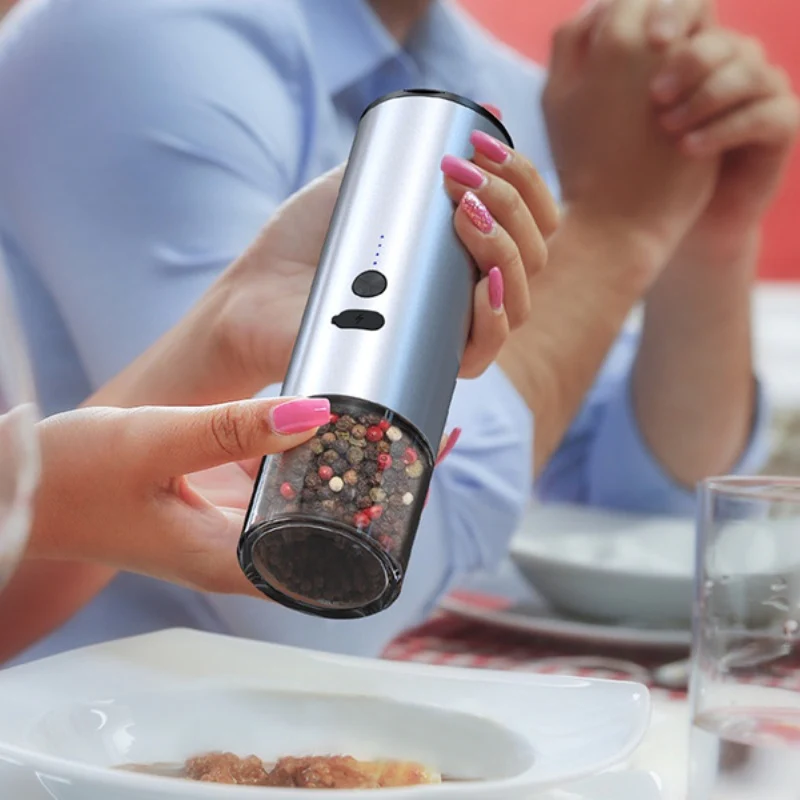 Rechargeable Electric Spice & Grain Grinder with LED Light - Image 15
