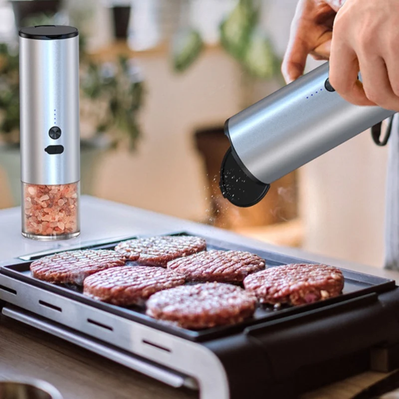 Rechargeable Electric Spice & Grain Grinder with LED Light - Image 16