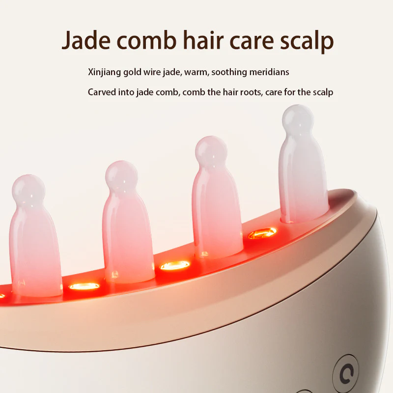 Eco-Friendly Jade Moon Scalp Massage Comb - Image 10