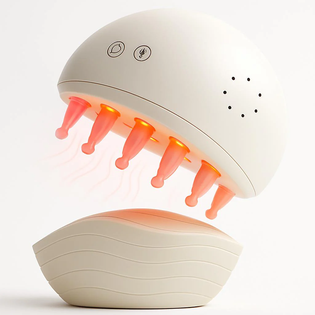 Eco-Friendly Jade Moon Scalp Massage Comb - Image 6