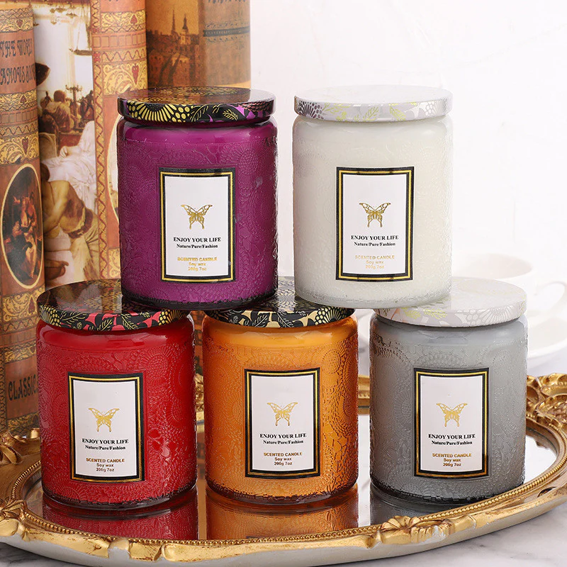 Eco-Friendly Aromatherapy Scented Candles in Reusable Glass Jars - Image 13