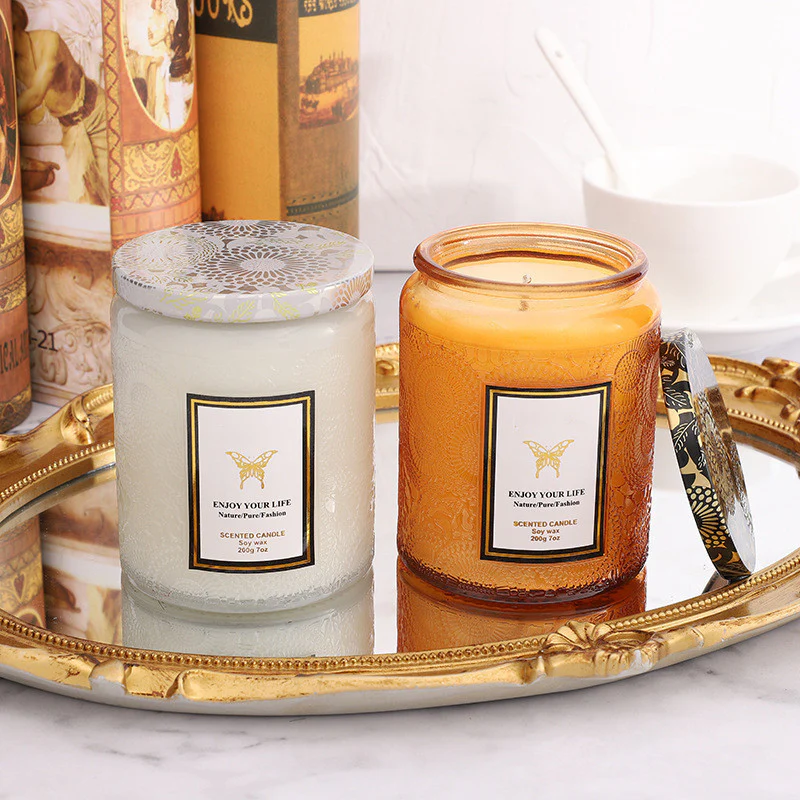 Eco-Friendly Aromatherapy Scented Candles in Reusable Glass Jars - Image 15