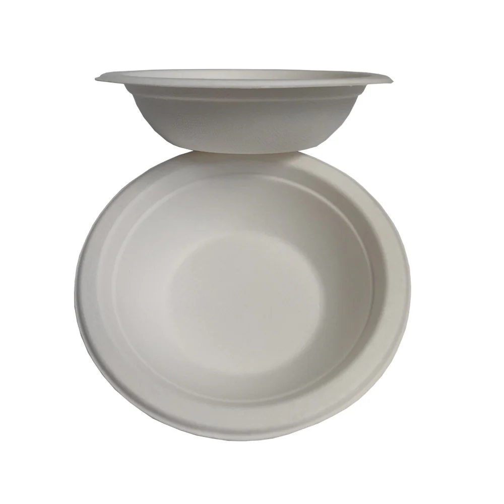 Eco-Friendly Biodegradable Sugar Cane Bamboo Pulp Soup Bowl - Image 10