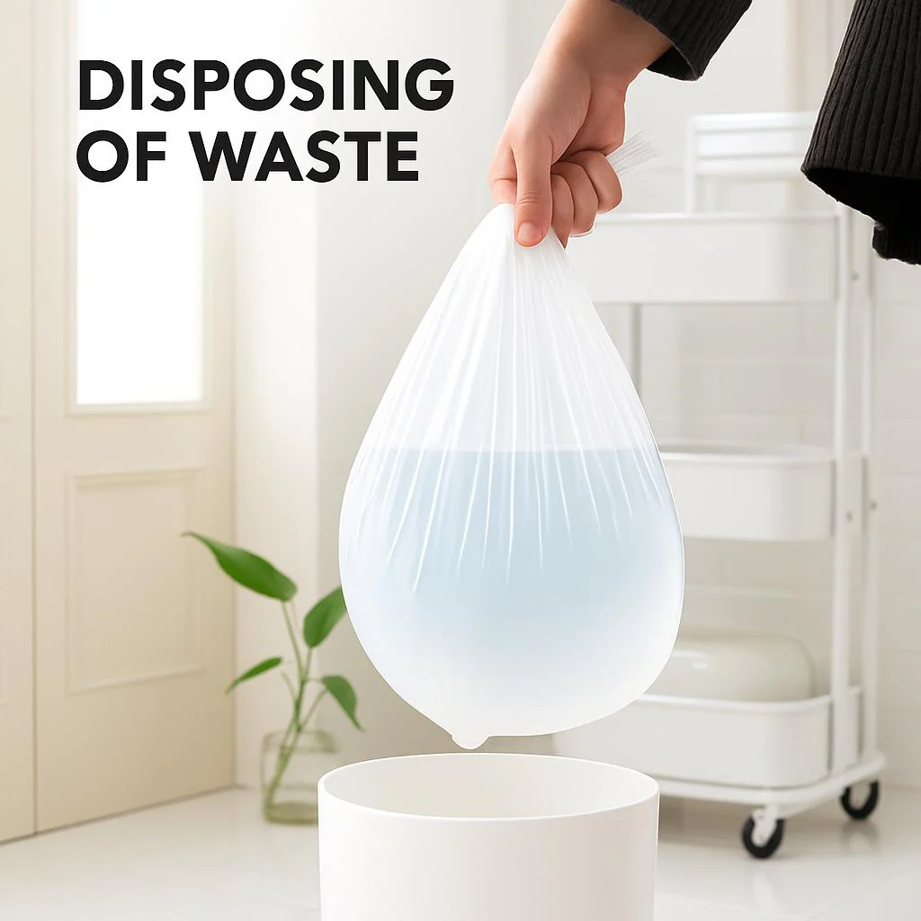 Biodegradable White Garbage Bags - Eco-Friendly Waste Solution - Image 6