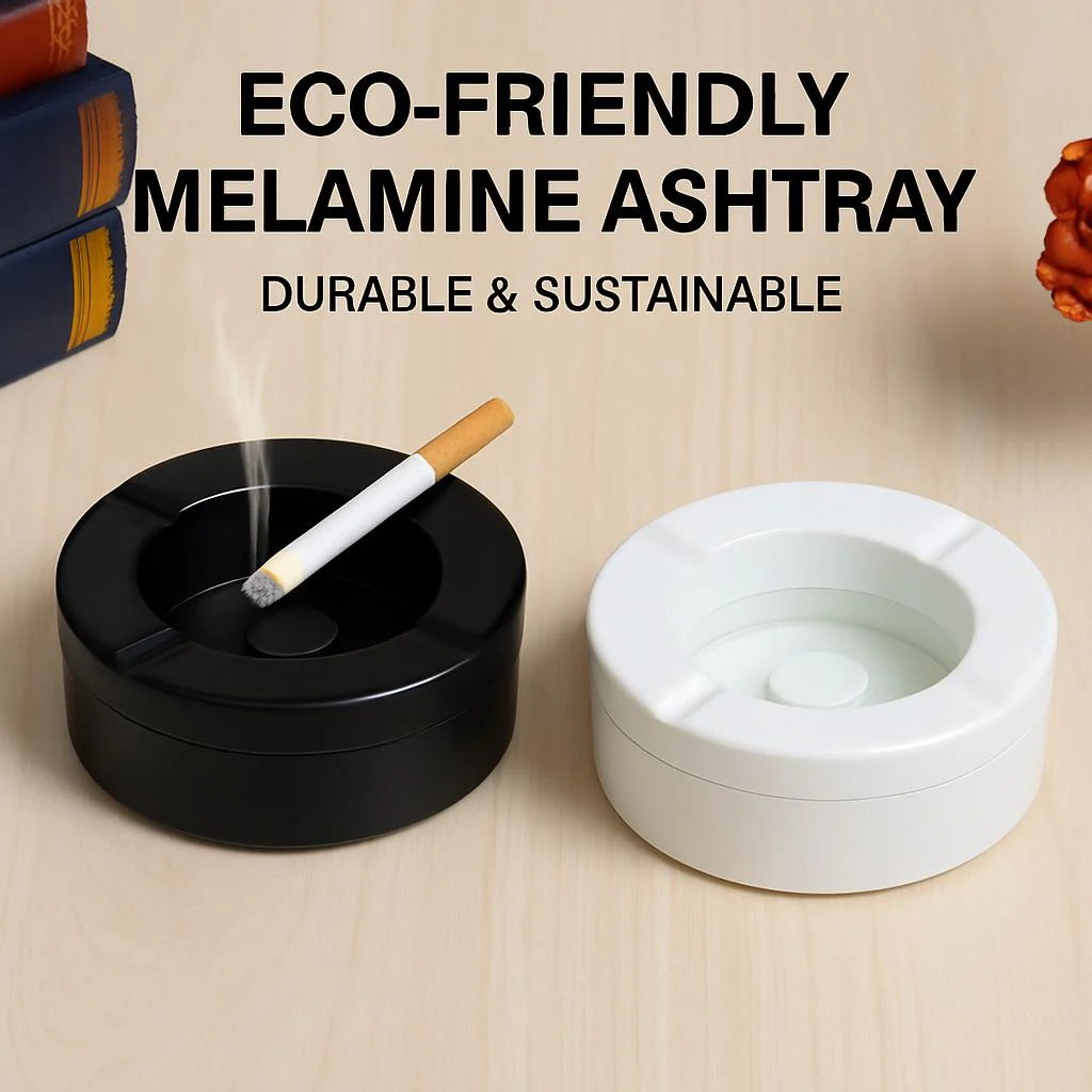 Eco-Friendly Melamine Ashtray - Durable & Sustainable - Image 2