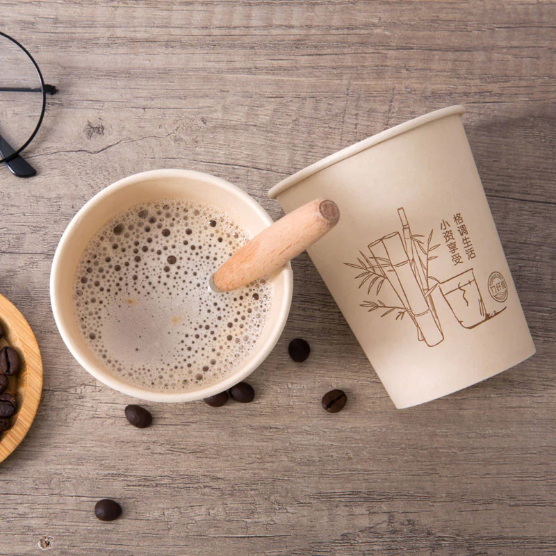 Eco-Friendly Bamboo Fiber Paper Cup - Image 12