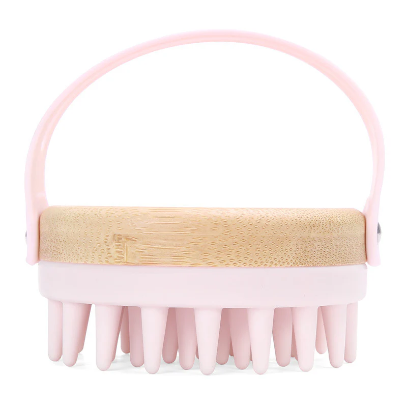 Eco-Friendly Bamboo Scalp Massager Brush for Relaxation and Wellness - Image 16