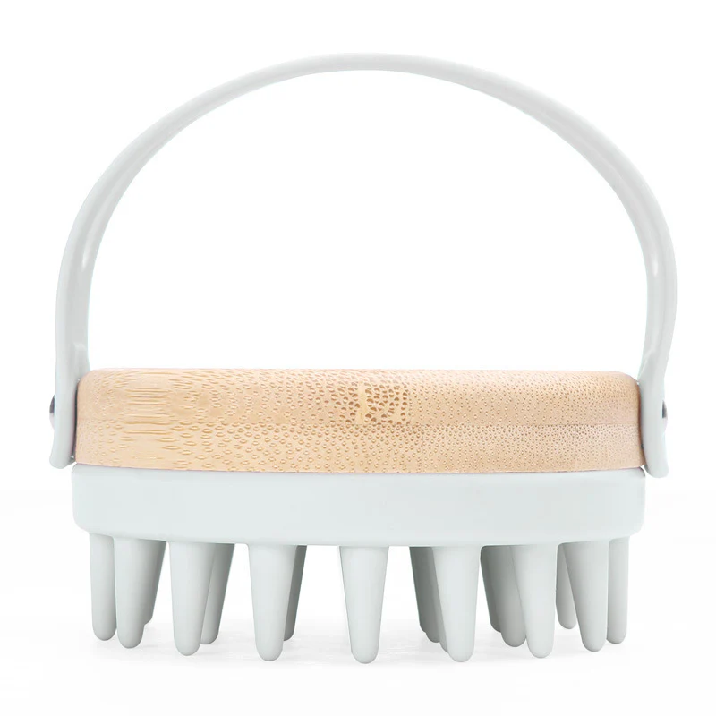 Eco-Friendly Bamboo Scalp Massager Brush for Relaxation and Wellness - Image 17