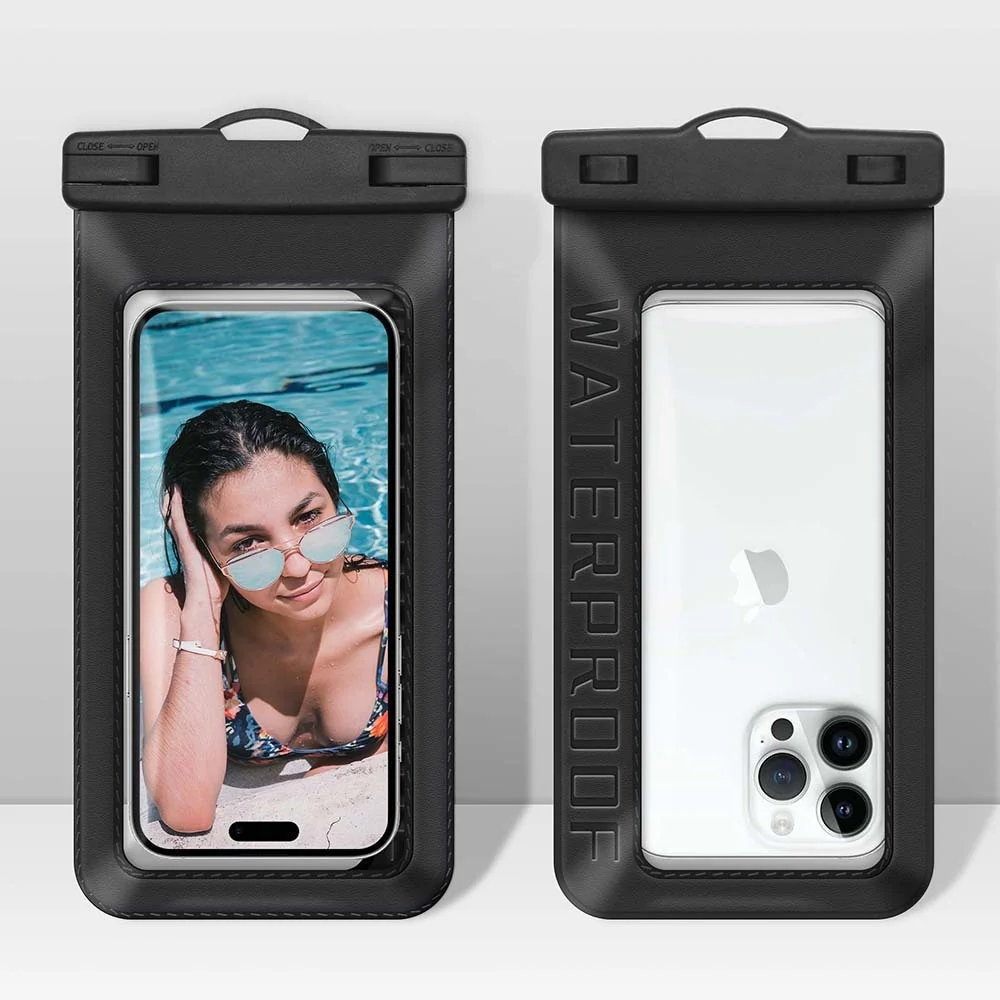 Waterproof Phone Pouch - Light Blue, Durable & Eco-Friendly - Image 11