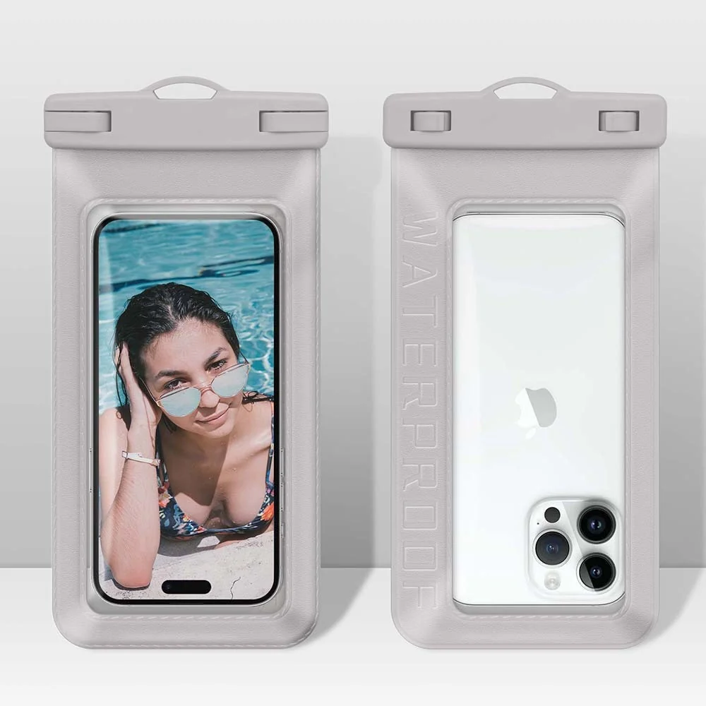 Waterproof Phone Pouch - Light Blue, Durable & Eco-Friendly - Image 17