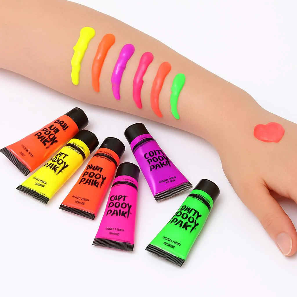 Neon Non-Toxic Body Paint - Eco-Friendly, Biodegradable, Multi-Use - Image 3