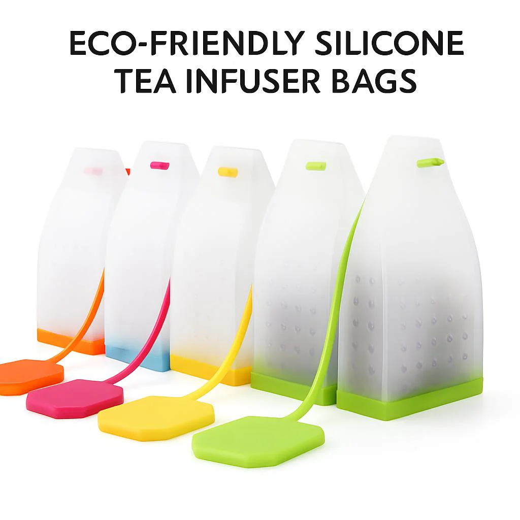 Eco-Friendly Silicone Tea Infuser Bags - Image 2