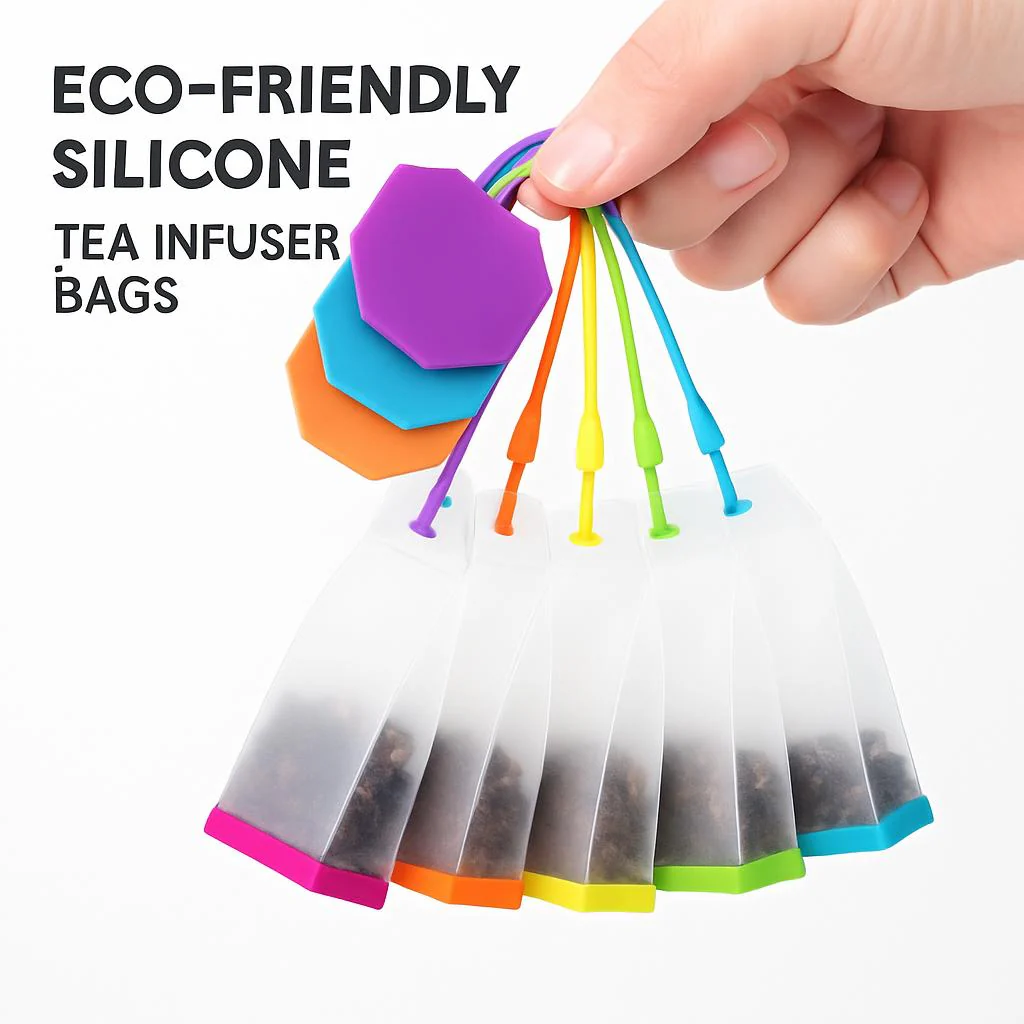 Eco-Friendly Silicone Tea Infuser Bags - Image 4