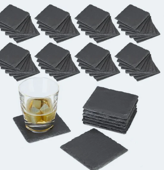 Eco-Friendly Black Natural Slate Serving Plate - Image 20