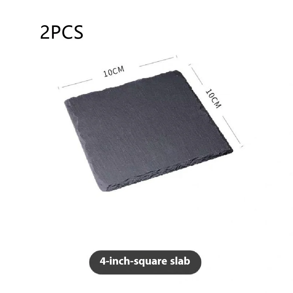 Eco-Friendly Black Natural Slate Serving Plate - Image 21