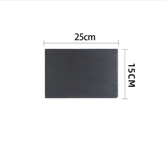 Eco-Friendly Black Natural Slate Serving Plate - Image 25
