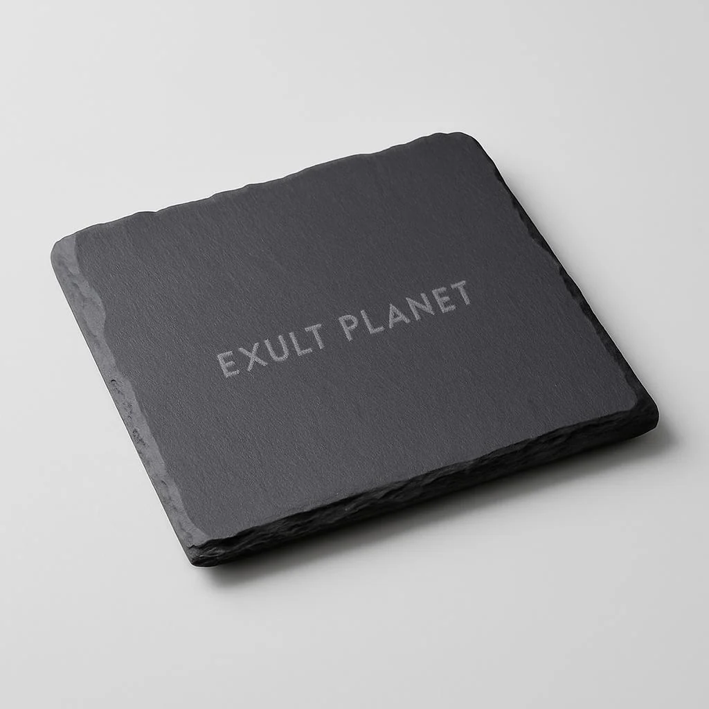 Eco-Friendly Black Natural Slate Serving Plate - Image 9