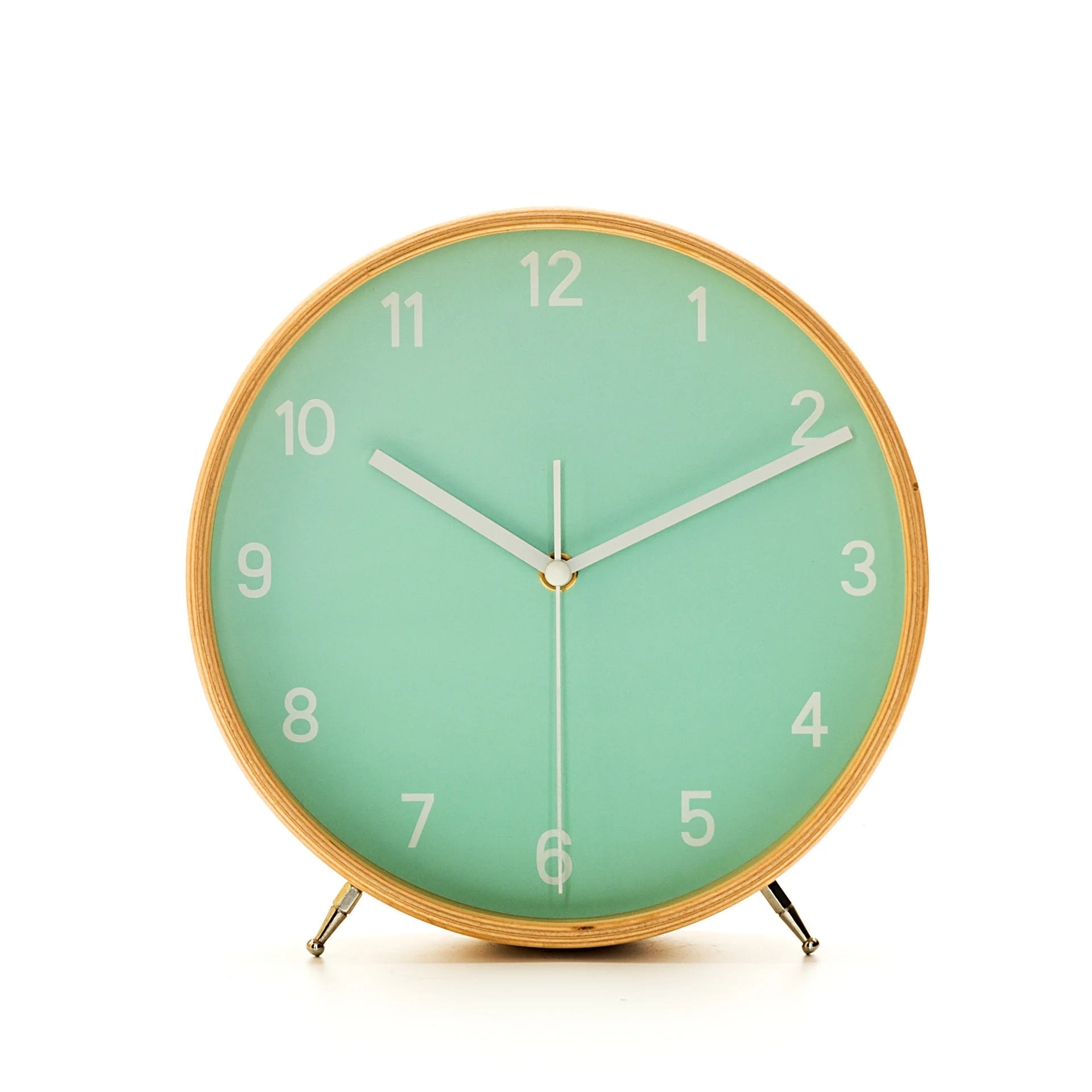 Eco-Friendly Minimalist Wood Quartz Table Clock - Image 13
