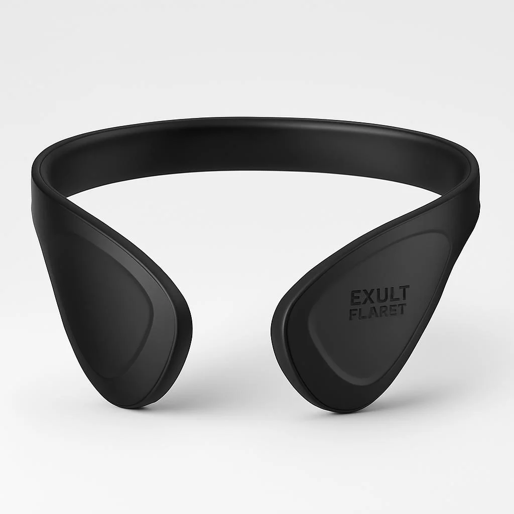 Eco-Friendly Black Ergonomic Facial Massage Device - Image 5