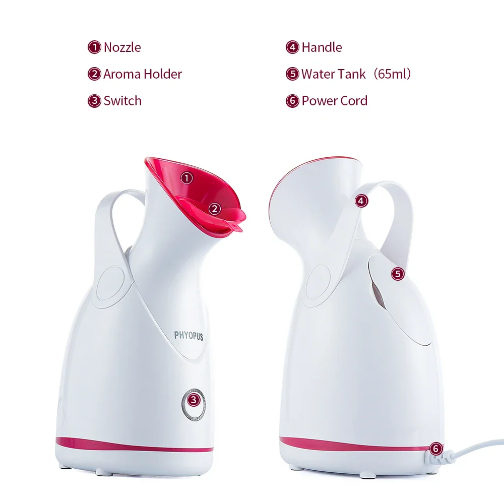 Face Steamer Nano Steam Hot Compress Heating Sprayer Skin Moisturizing Humidifier Pore Deep Cleaning Water Hydration Nebulizer - Image 19