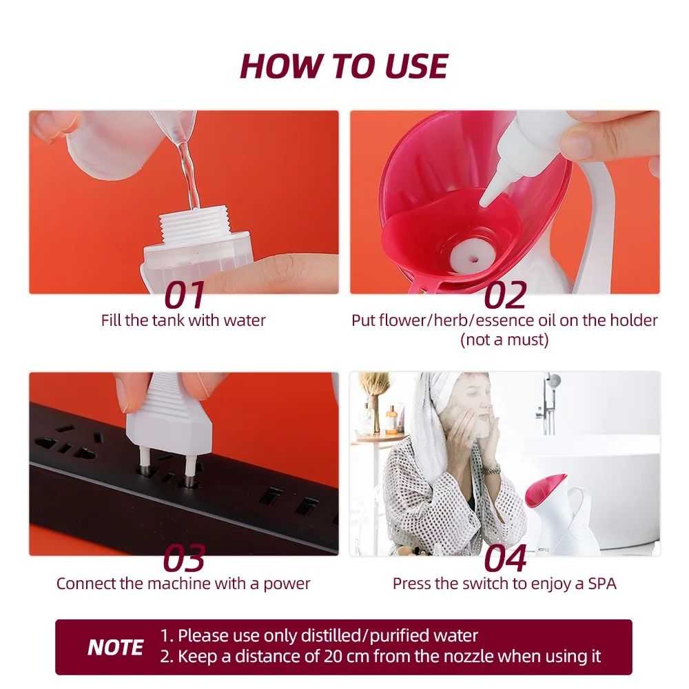 Face Steamer Nano Steam Hot Compress Heating Sprayer Skin Moisturizing Humidifier Pore Deep Cleaning Water Hydration Nebulizer - Image 20