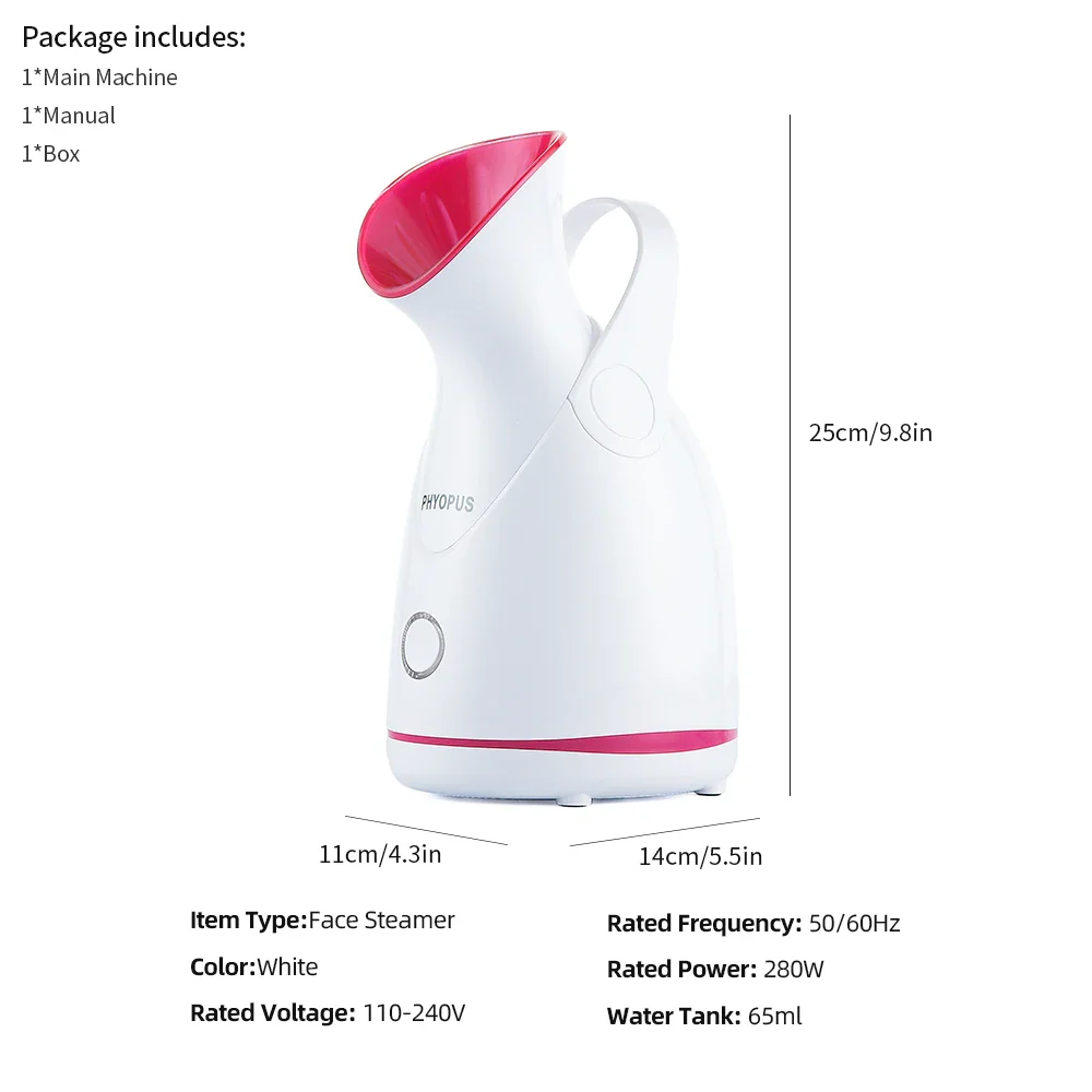 Face Steamer Nano Steam Hot Compress Heating Sprayer Skin Moisturizing Humidifier Pore Deep Cleaning Water Hydration Nebulizer - Image 26