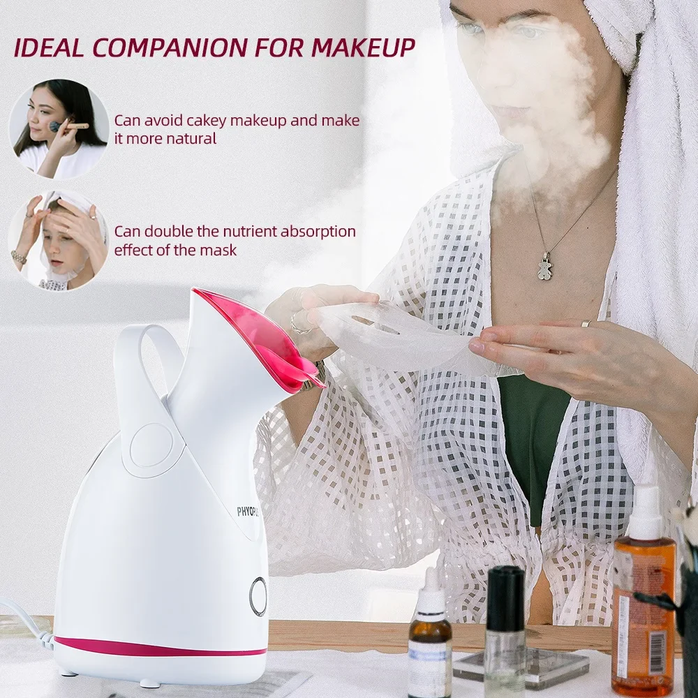Face Steamer Nano Steam Hot Compress Heating Sprayer Skin Moisturizing Humidifier Pore Deep Cleaning Water Hydration Nebulizer - Image 7