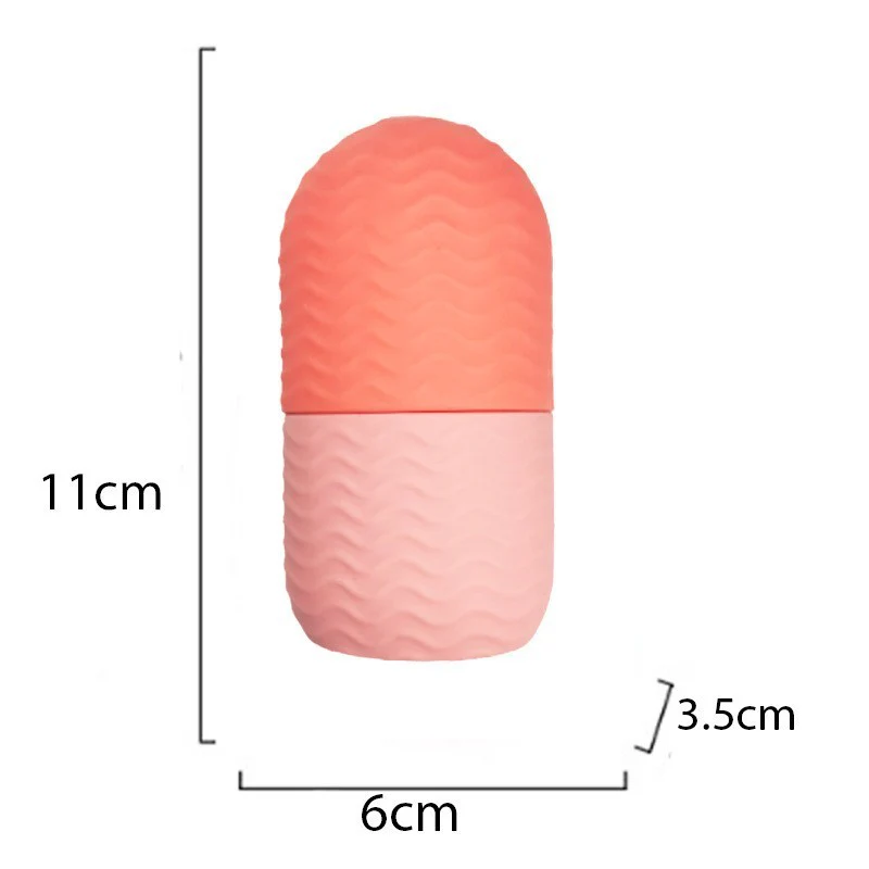 Pink Silicone Facial Ice Roller for Puffiness Reduction - Image 18