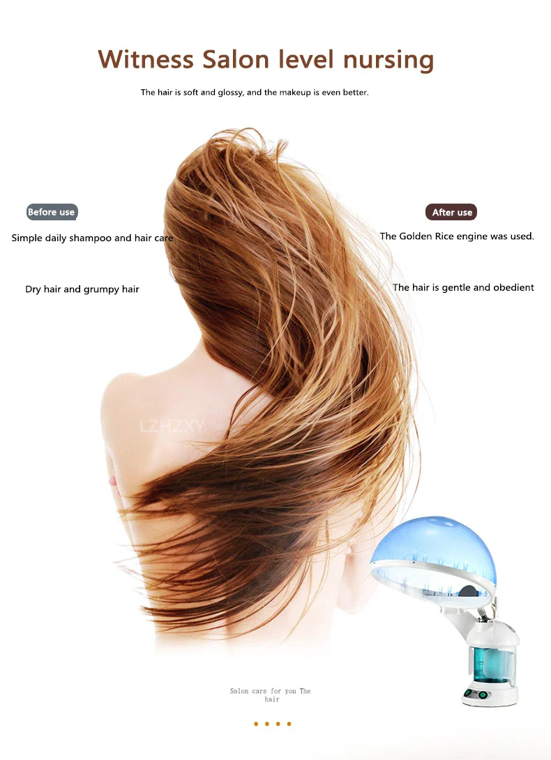 Facial Vaporizer Hair Steamer Humidifier Facial Steamer 2 In 1 Steam Sauna for Face Head Electronic Evaporator Atomizer Sprayer - Image 13