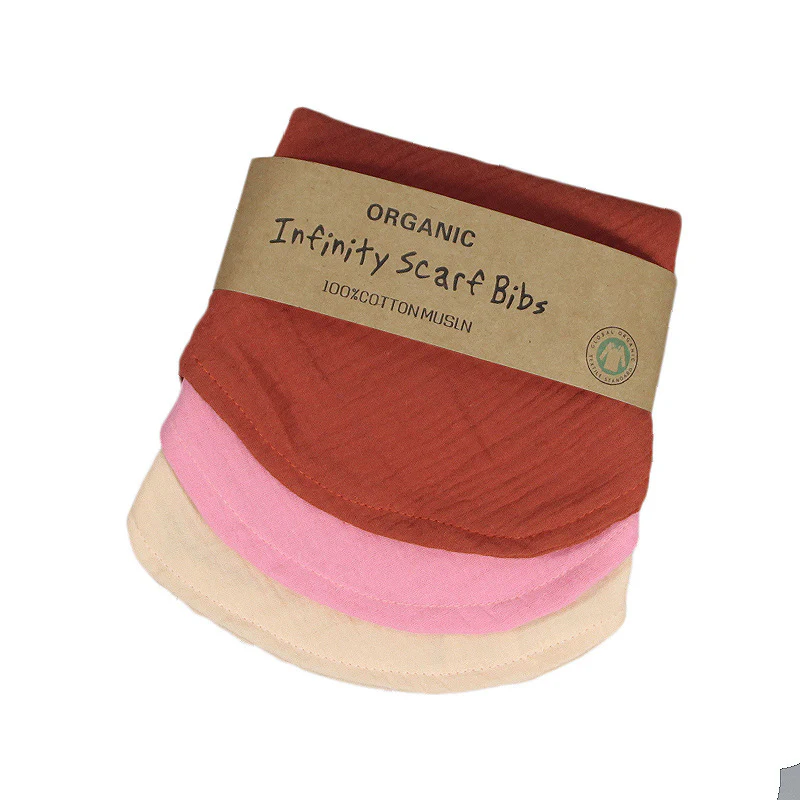 Eco-Friendly Organic Cotton Baby Bib - Multi-Use & Stylish - Image 12