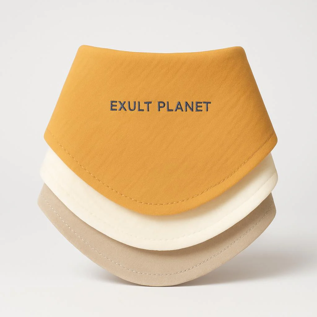 Eco-Friendly Organic Cotton Baby Bib - Multi-Use & Stylish - Image 5