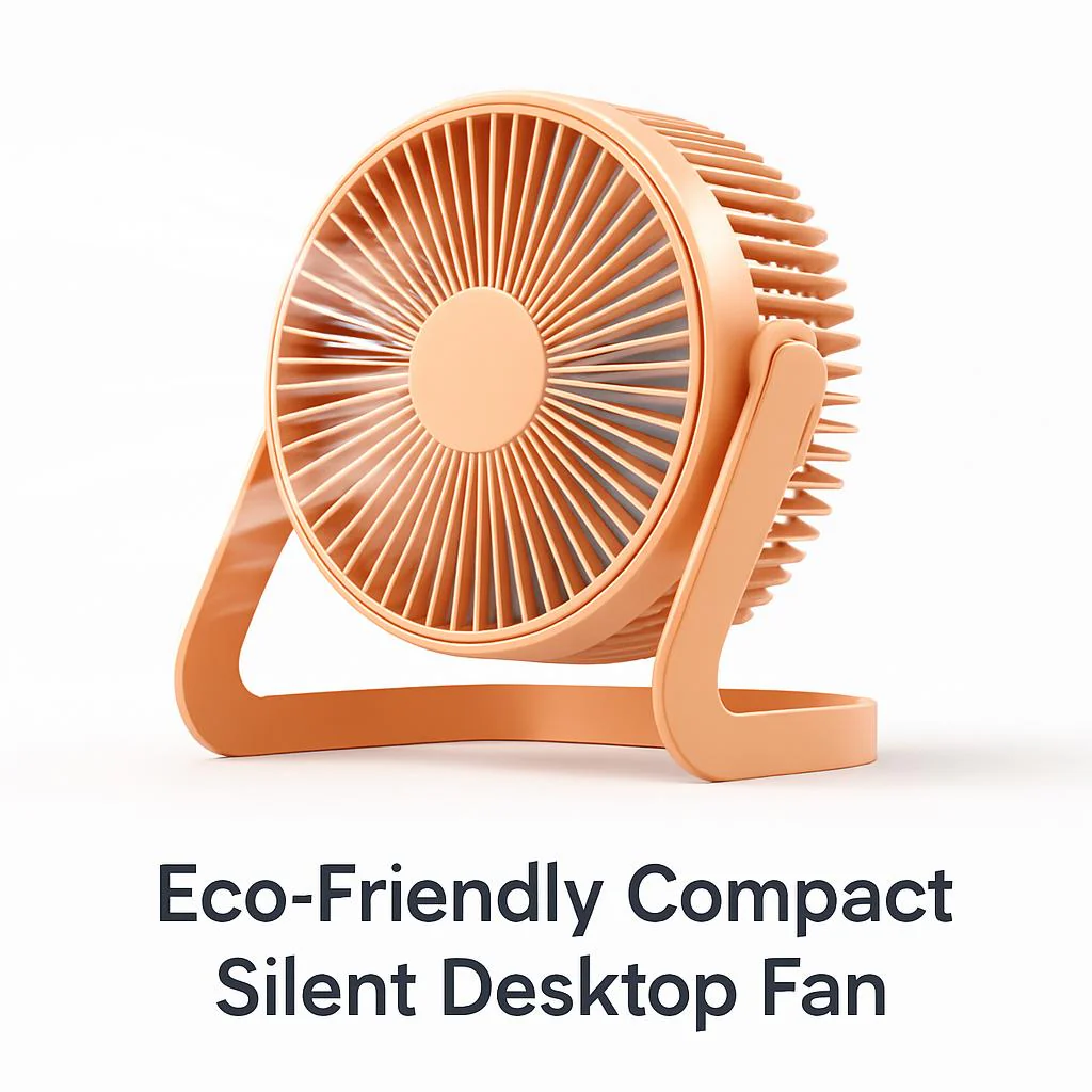 Eco-Friendly Compact Silent Desktop Fan - Image 7