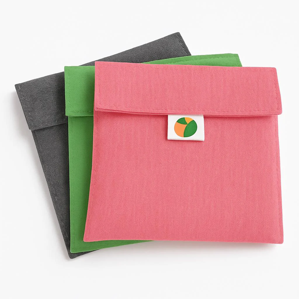 Eco-Friendly Reusable Fabric Pouch - Sustainable Storage Solution - Image 3