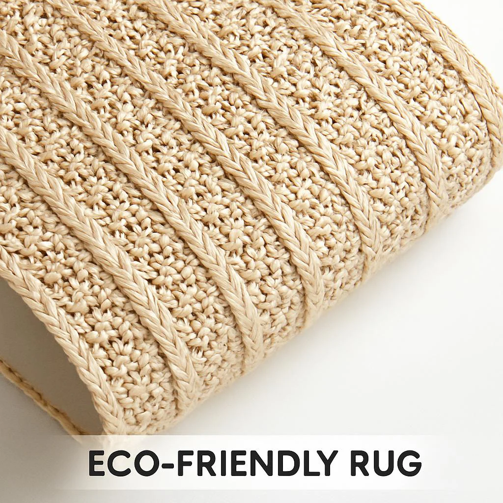Eco-Friendly Natural Fiber Woven Rugs - Sustainable Home Décor - Image 9